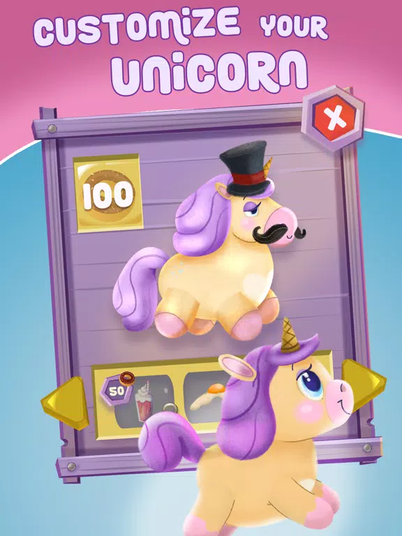 تصاویر Sugar Puff: Unicorn Jump iPad 