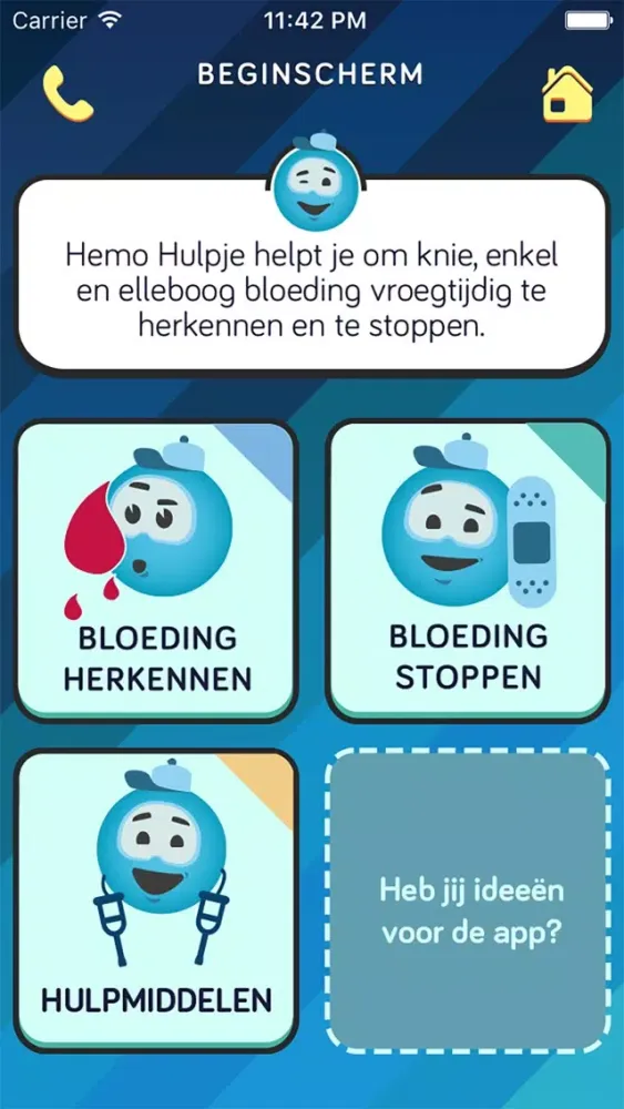 ภาพหน้าจอของ Hemo Hulpje