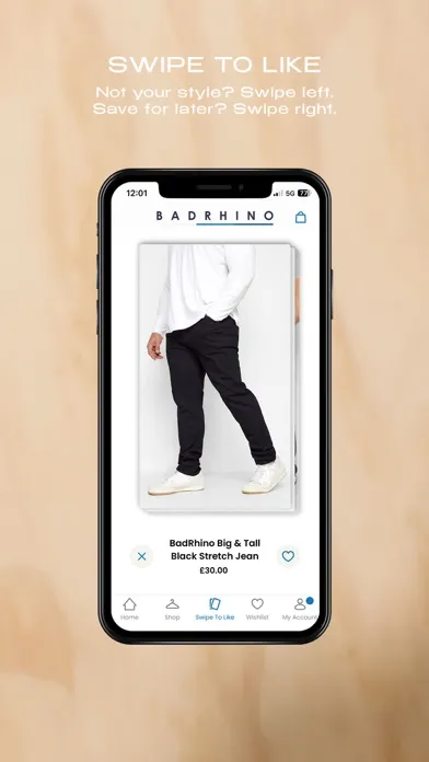 ภาพหน้าจอของ BadRhino - Big Men’s Clothing