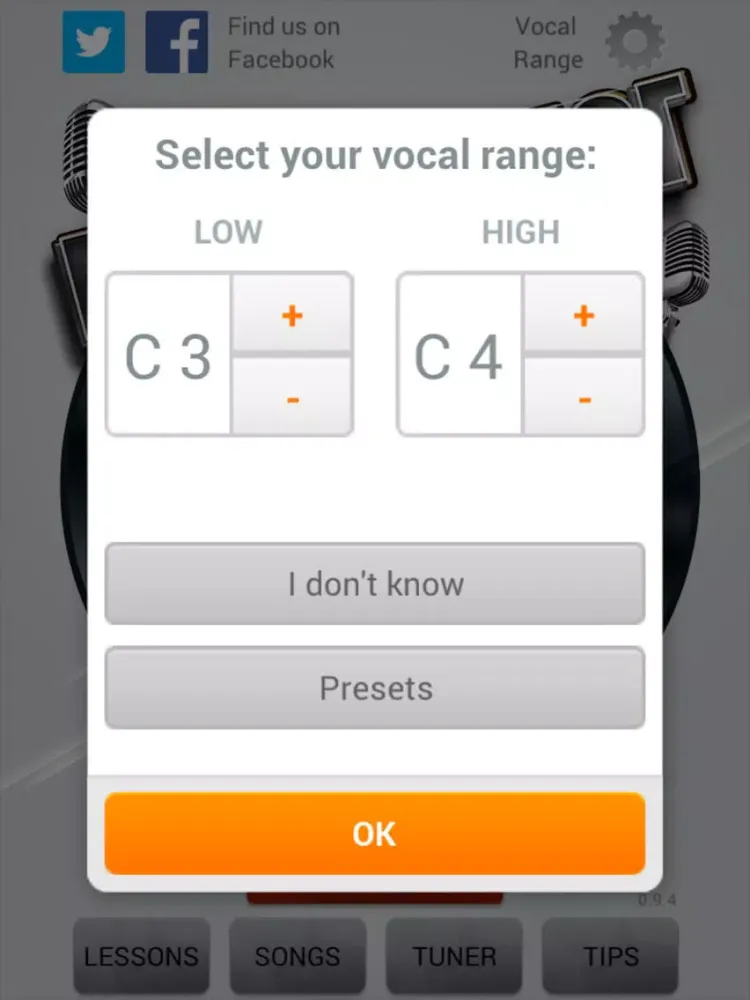 Vocalist Pro iPad  স্ক্রিনশট
