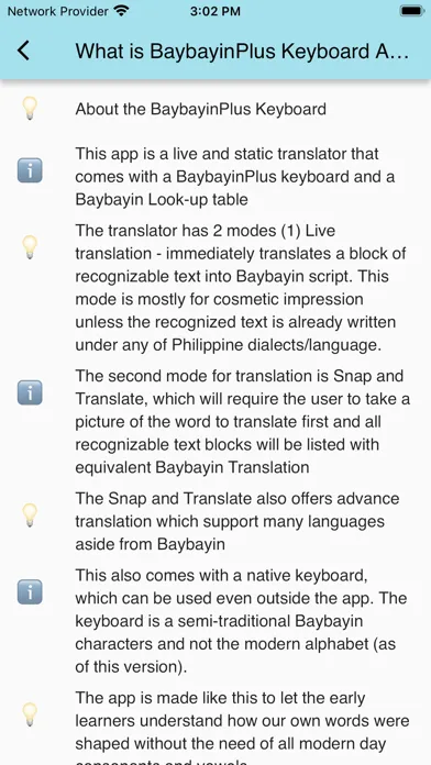 BaybayinPlus Keyboard স্ক্রিনশট