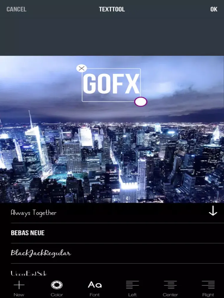 GoFX : Photo Editor iPad  स्क्रीनशॉट