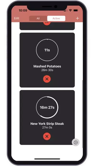 Multi Kitchen Timers & Recipes سکرین شاٹس