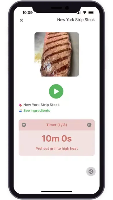 Multi Kitchen Timers & Recipes سکرین شاٹس