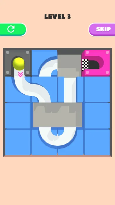 Tangkapan skrin Rolling Ball - Slide Puzzle -