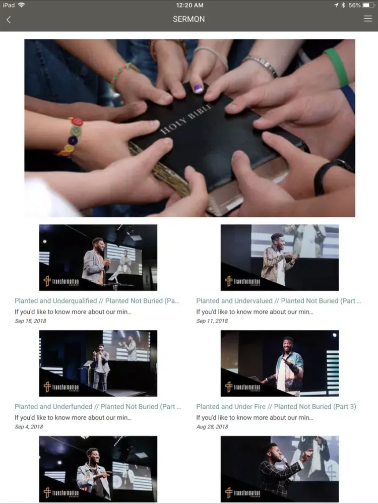 ภาพหน้าจอของ YOUTH ON FIRE iPad 