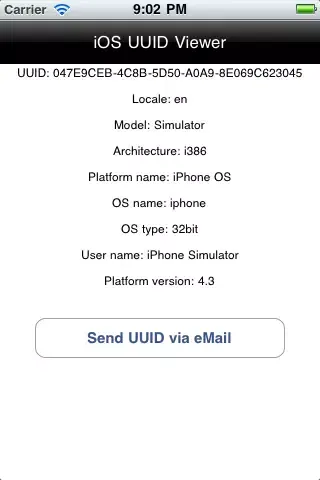 Tangkapan layar Bafmin UUID Viewer