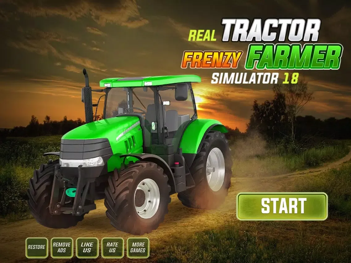 Tangkapan skrin Real Tractor Frenzy Farmer Simulator 18 iPad 