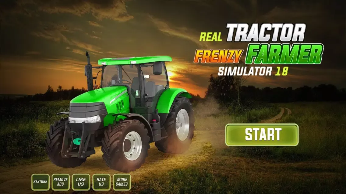 Tangkapan skrin Real Tractor Frenzy Farmer Simulator 18