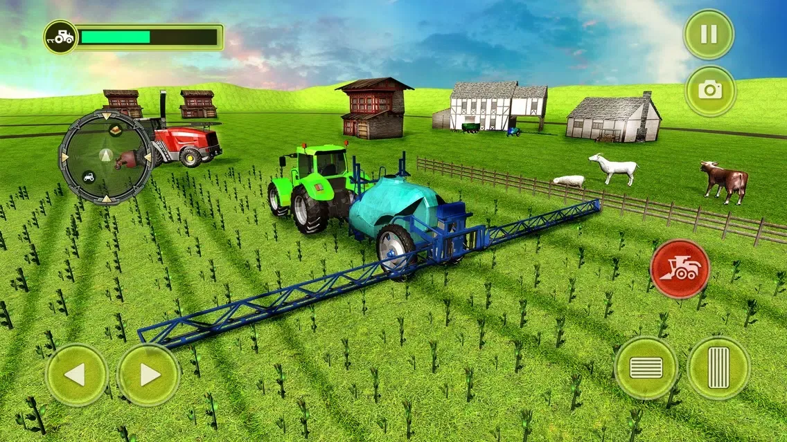 Tangkapan skrin Real Tractor Frenzy Farmer Simulator 18