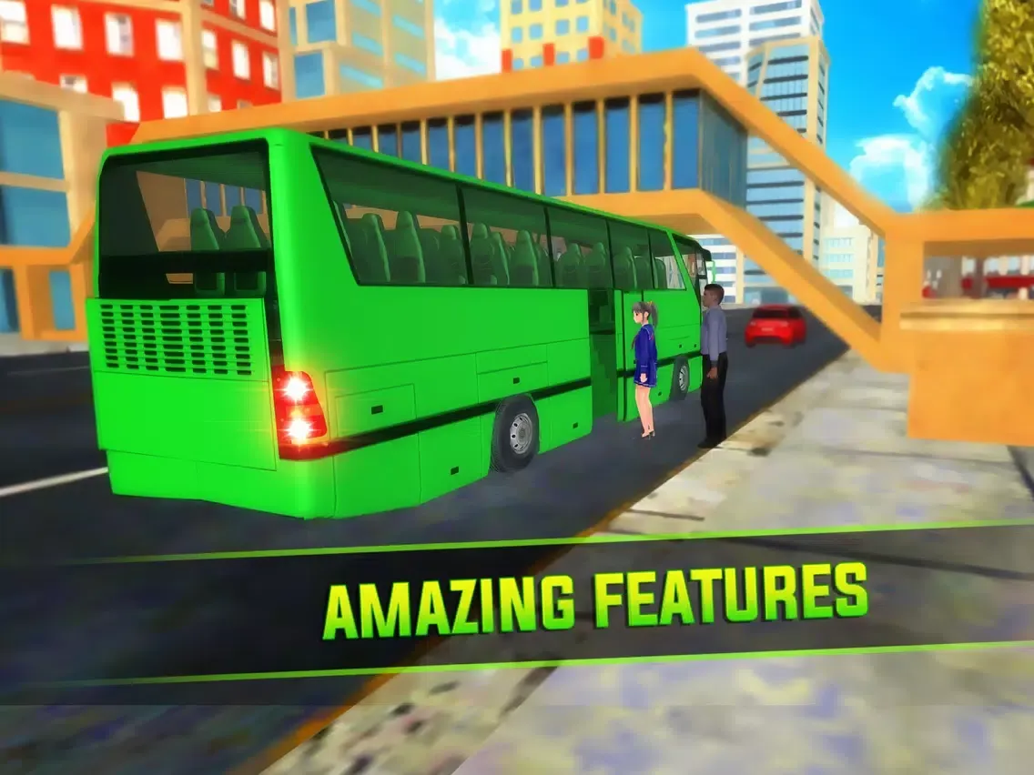 Real-istic Bus Parking Sim-ulator : Pro Driving 3D iPad  Screenshots