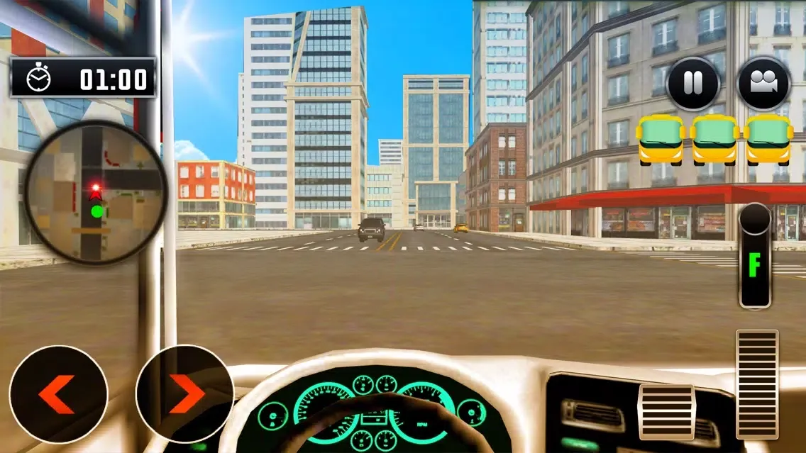 Real-istic Bus Parking Sim-ulator : Pro Driving 3D Screenshots