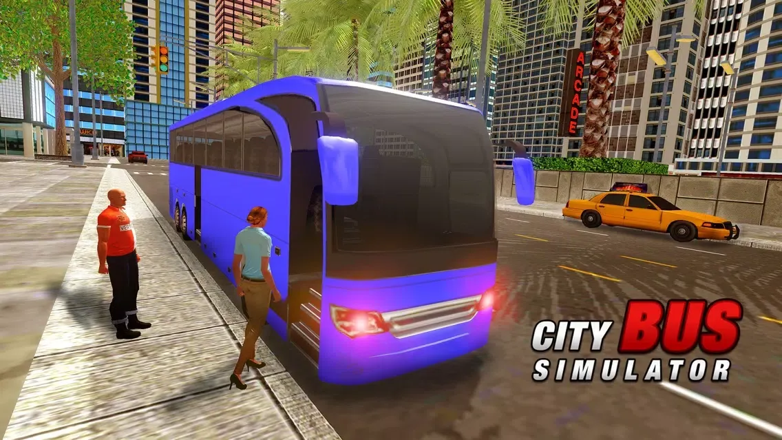 ภาพหน้าจอของ City Coach Simulator 2017 - Mini Bus Parking