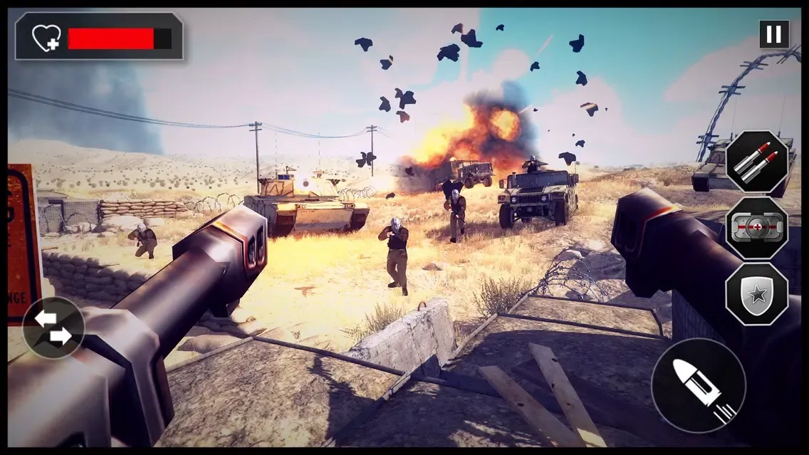 Frontline US Army Missile War : Terrorist Shooting Screenshots
