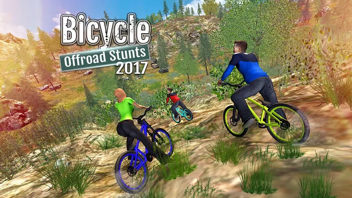 Capturas de tela do Crazy Uphill Bicycle - BMX Mountains Rider
