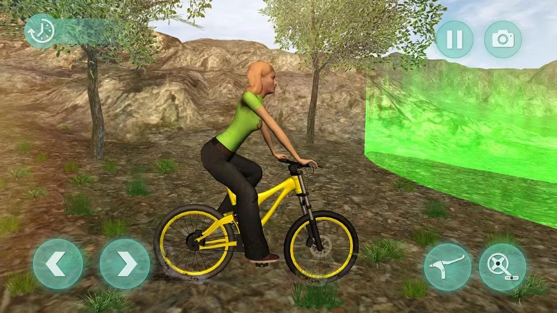 Capturas de tela do Crazy Uphill Bicycle - BMX Mountains Rider