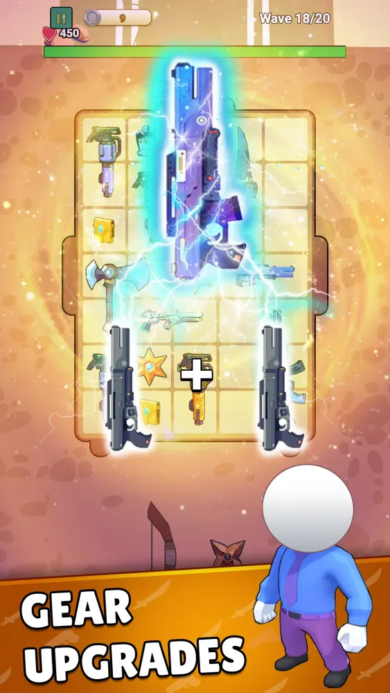 Bag Gunner: Strategy Quest Screenshots