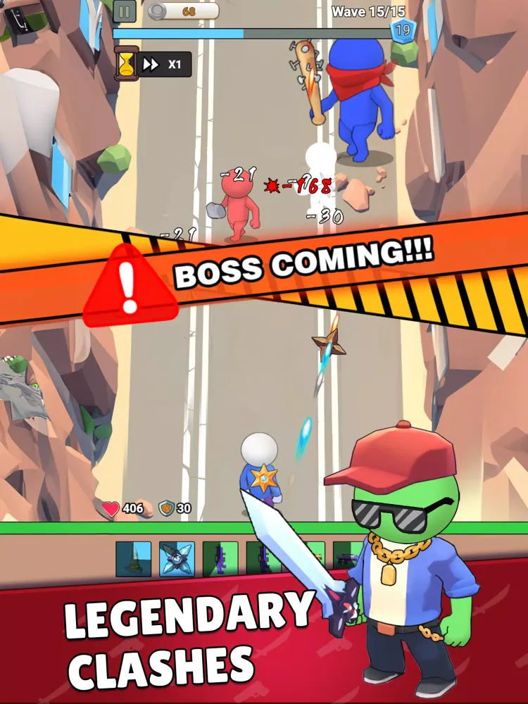 Bag Gunner: Strategy Quest Screenshots
