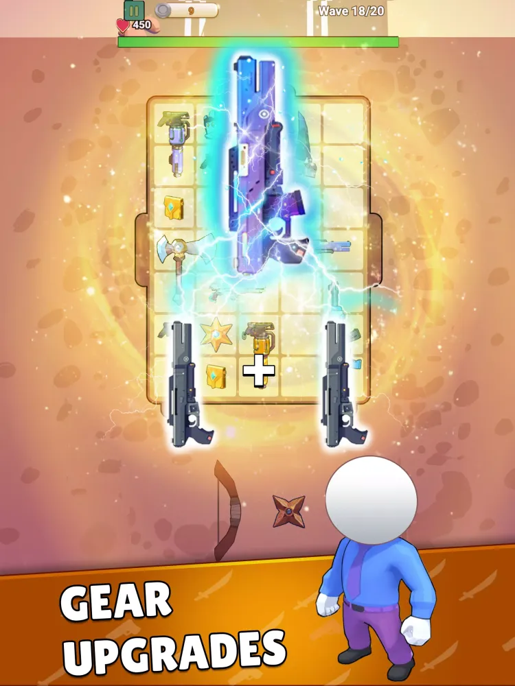 Bag Gunner: Strategy Quest Screenshots