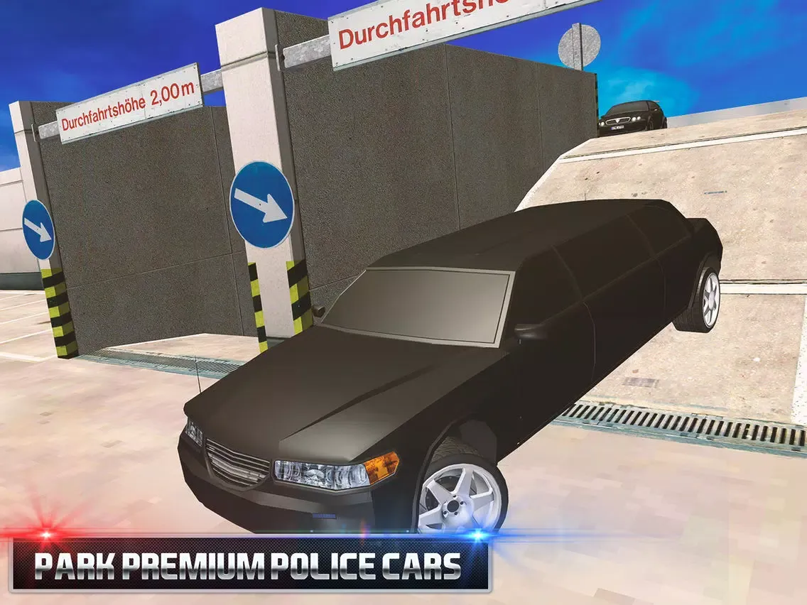 Multi-Storey Police Car Parking Driver Sim-ulator iPad  Screenshots