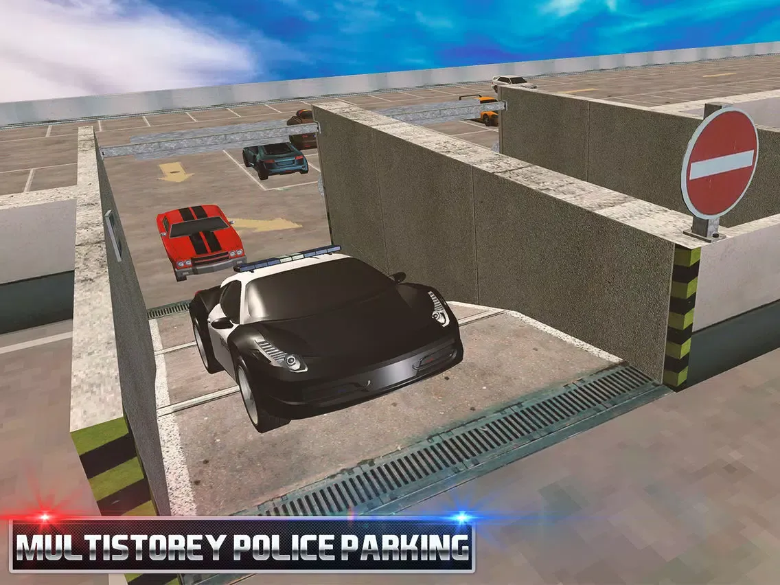 Multi-Storey Police Car Parking Driver Sim-ulator iPad  Screenshots