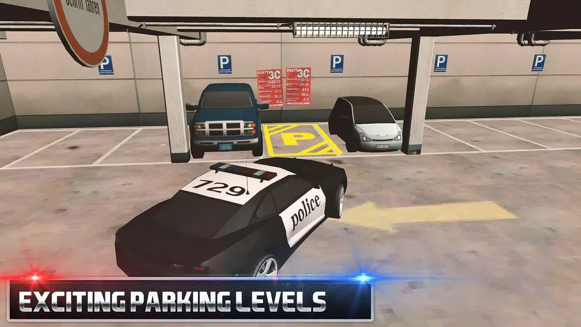 Multi-Storey Police Car Parking Driver Sim-ulator Screenshots