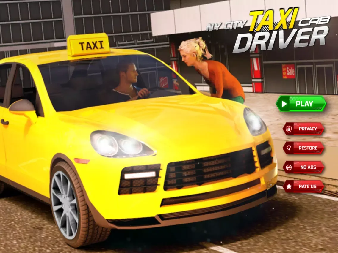 New York Taxi Driving Sim 3D iPad  স্ক্রিনশট