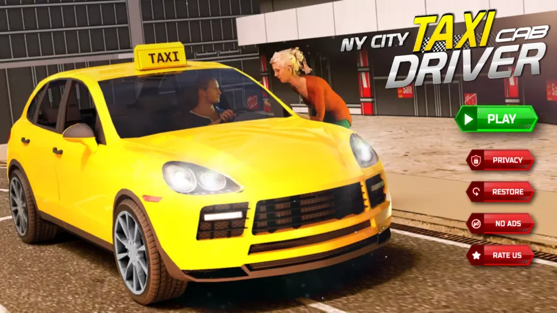 New York Taxi Driving Sim 3D স্ক্রিনশট