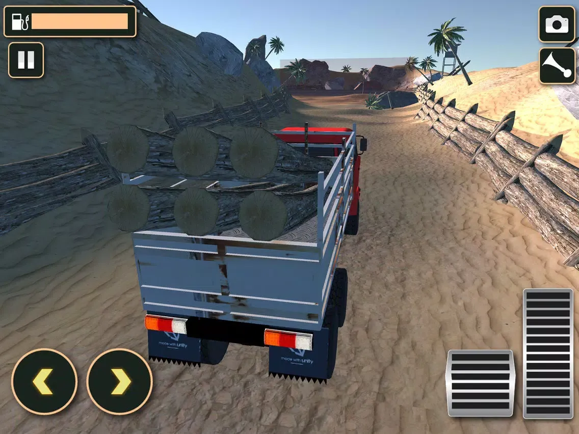 Tangkapan layar Offroad Cargo Truck Transporter Sim-ulation 2017 iPad 