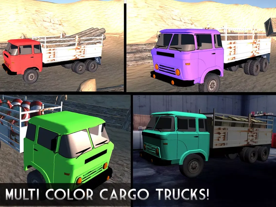 Tangkapan layar Offroad Cargo Truck Transporter Sim-ulation 2017 iPad 