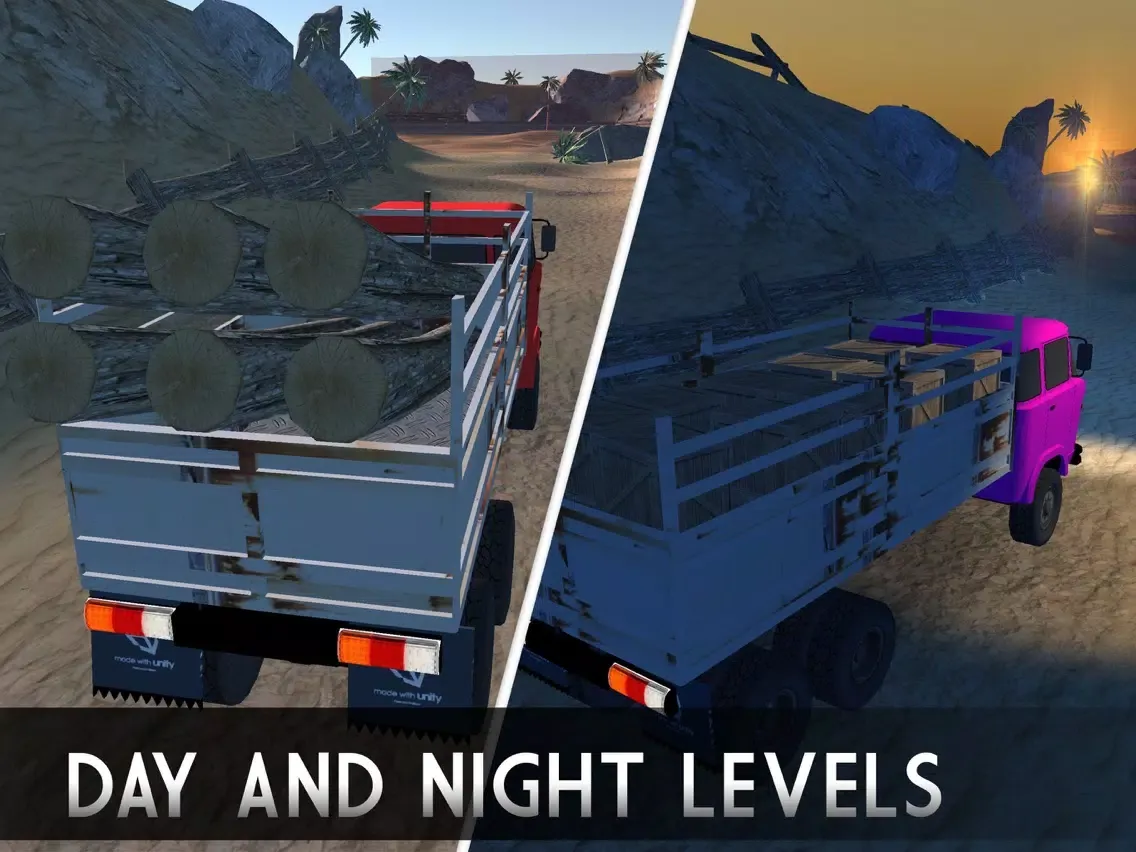 Tangkapan layar Offroad Cargo Truck Transporter Sim-ulation 2017 iPad 