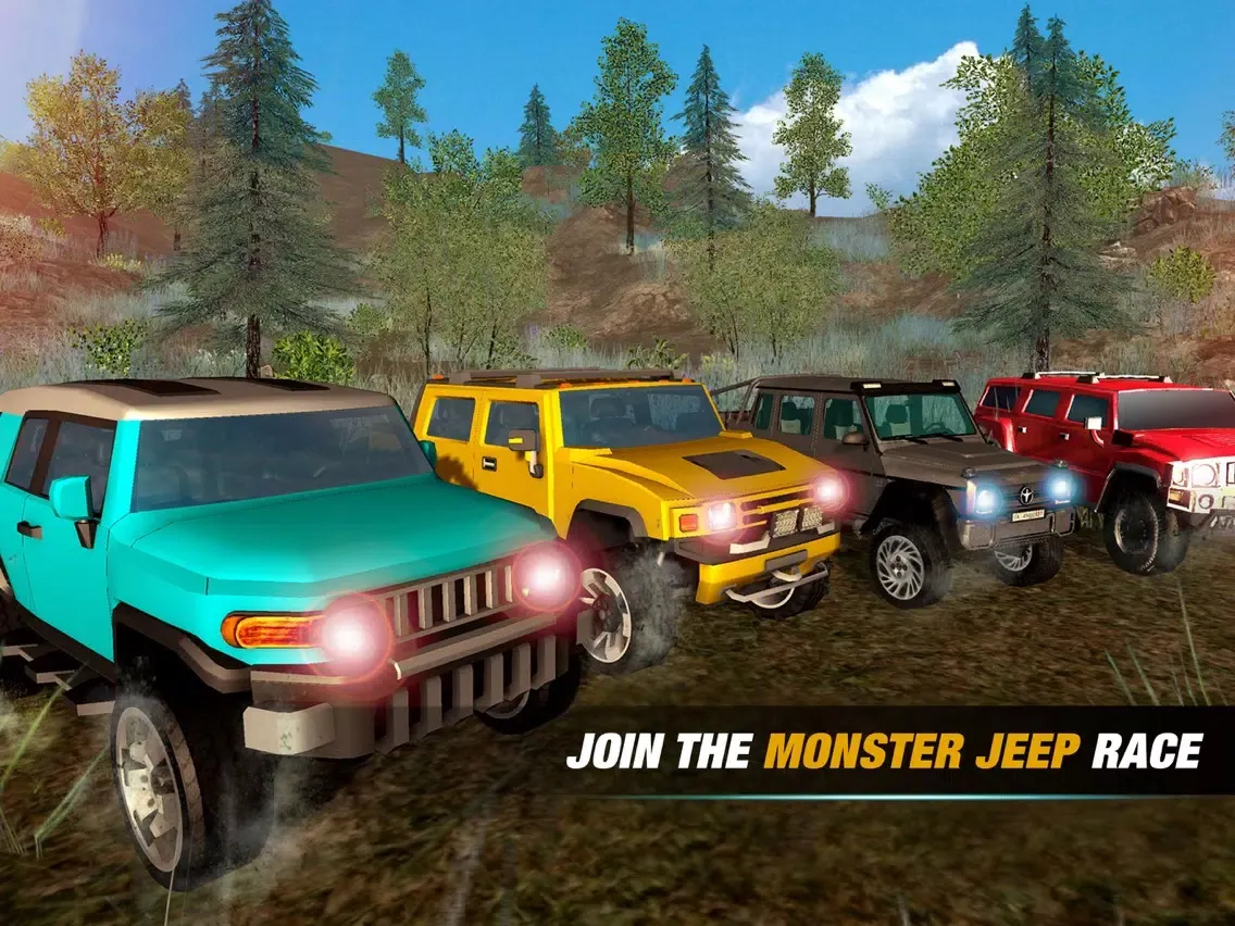 صور Offroad 4x4 Tourist Jeep Rally Driver :Hilly Track iPad 