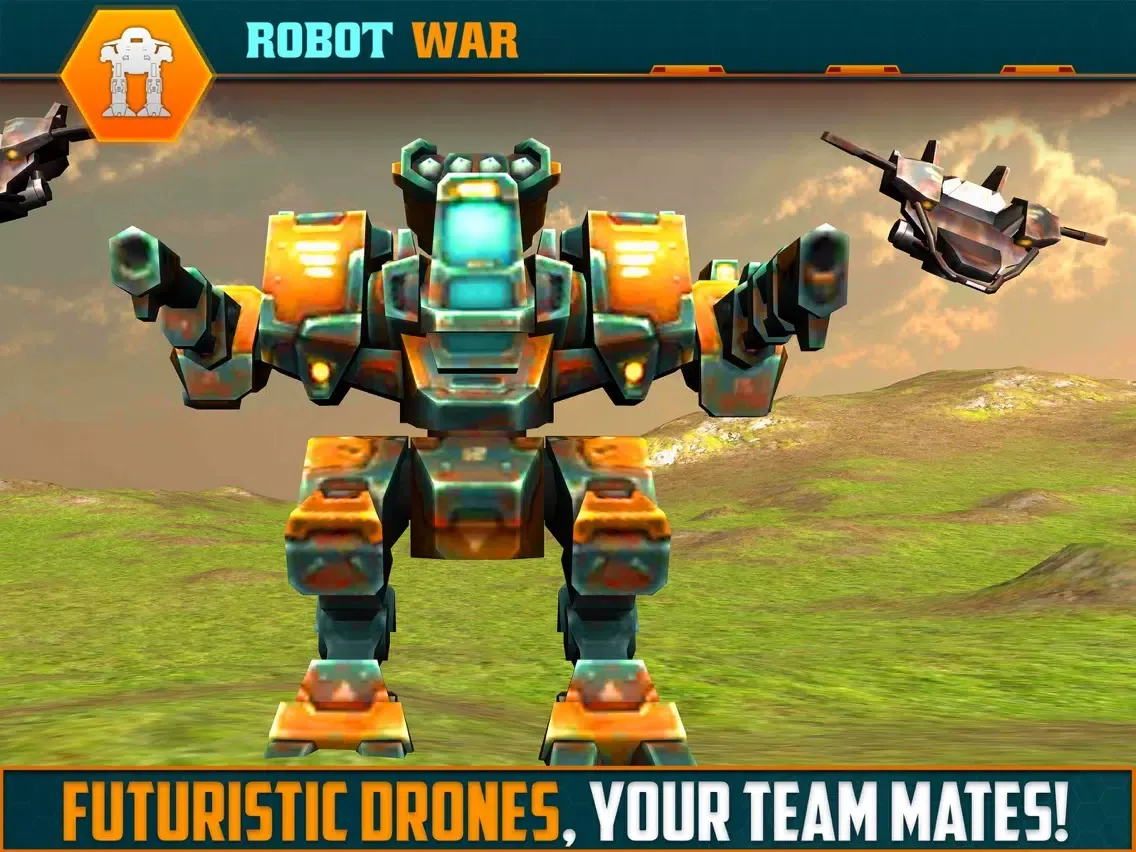 USA War Robots Battle Clash : Robo Sim-ulator 3D iPad 應用截圖