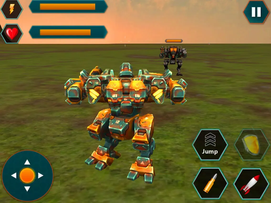 USA War Robots Battle Clash : Robo Sim-ulator 3D iPad 應用截圖