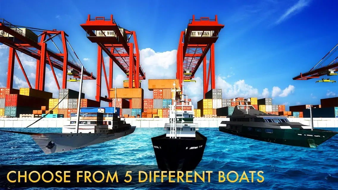 Motor-Boat Parking Ship Sim-ulator 2017 スクリーンショット