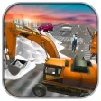 Snow Rescue Excavator Winter Crane 3D