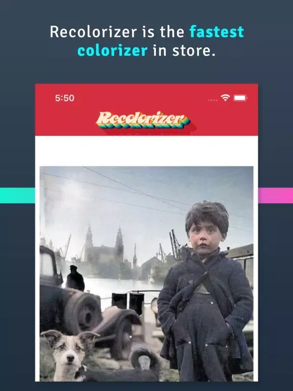 Recolorizer Color to Old Photo iPad  Screenshots