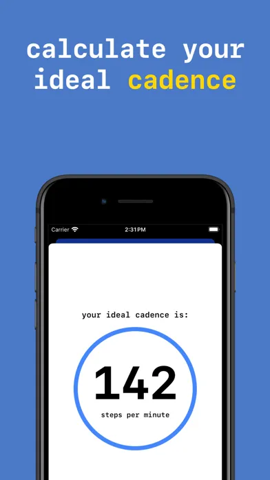 Tangkapan layar cadenza | run better