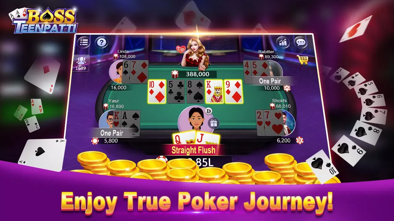 Capturas de tela do Boss Teenpatti