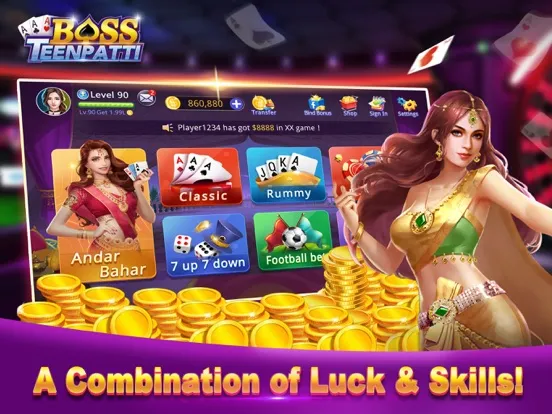 Capturas de pantalla de Boss Teenpatti iPad 