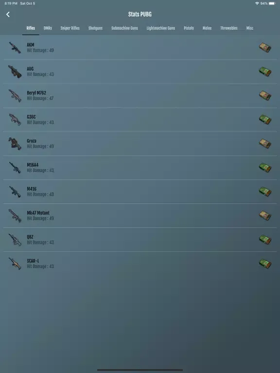 تصاویر Stats for PUBG iPad 