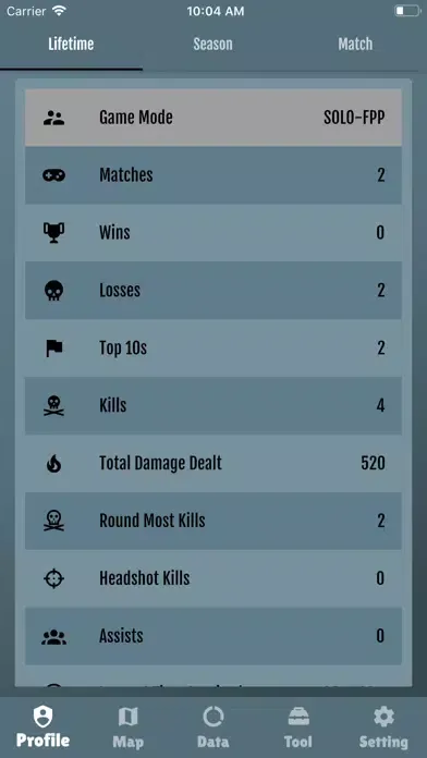 تصاویر Stats for PUBG