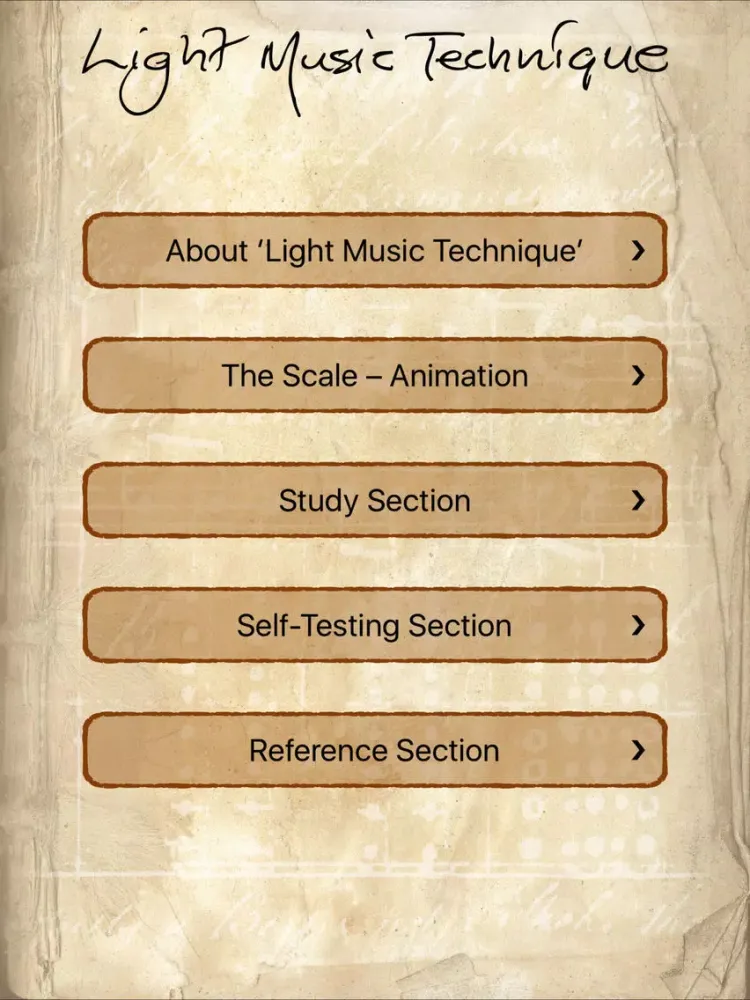 Light Music Technique iPad  স্ক্রিনশট
