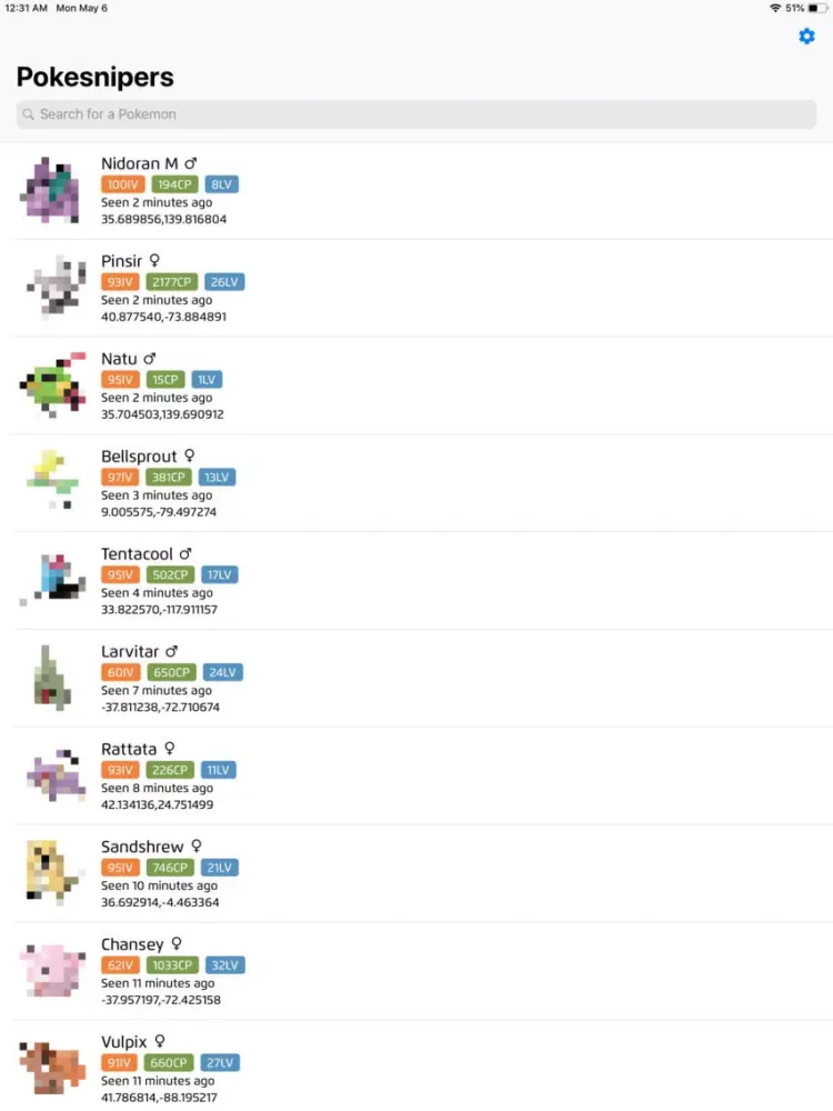 تصاویر Pokesnipers iPad 