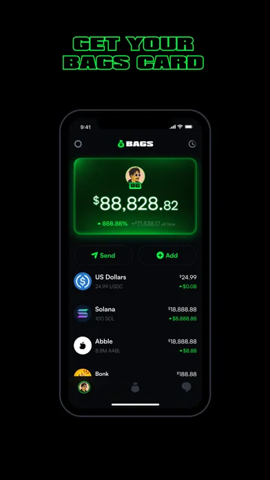 Tangkapan layar BAGS - Financial Messenger