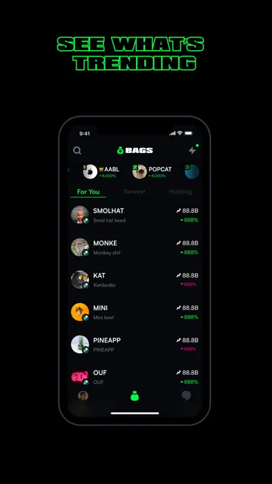 Tangkapan layar BAGS - Financial Messenger