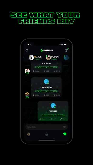 Tangkapan layar BAGS - Financial Messenger