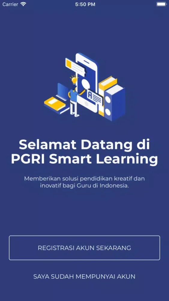 PGRI Smart Learning Center 스크린샷
