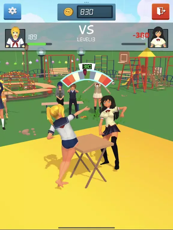 Slap Champ Sakura High School iPad  Ekran Görüntüleri