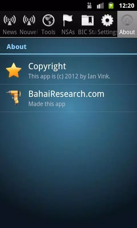 Canadian Baha'i News Service سکرین شاٹس